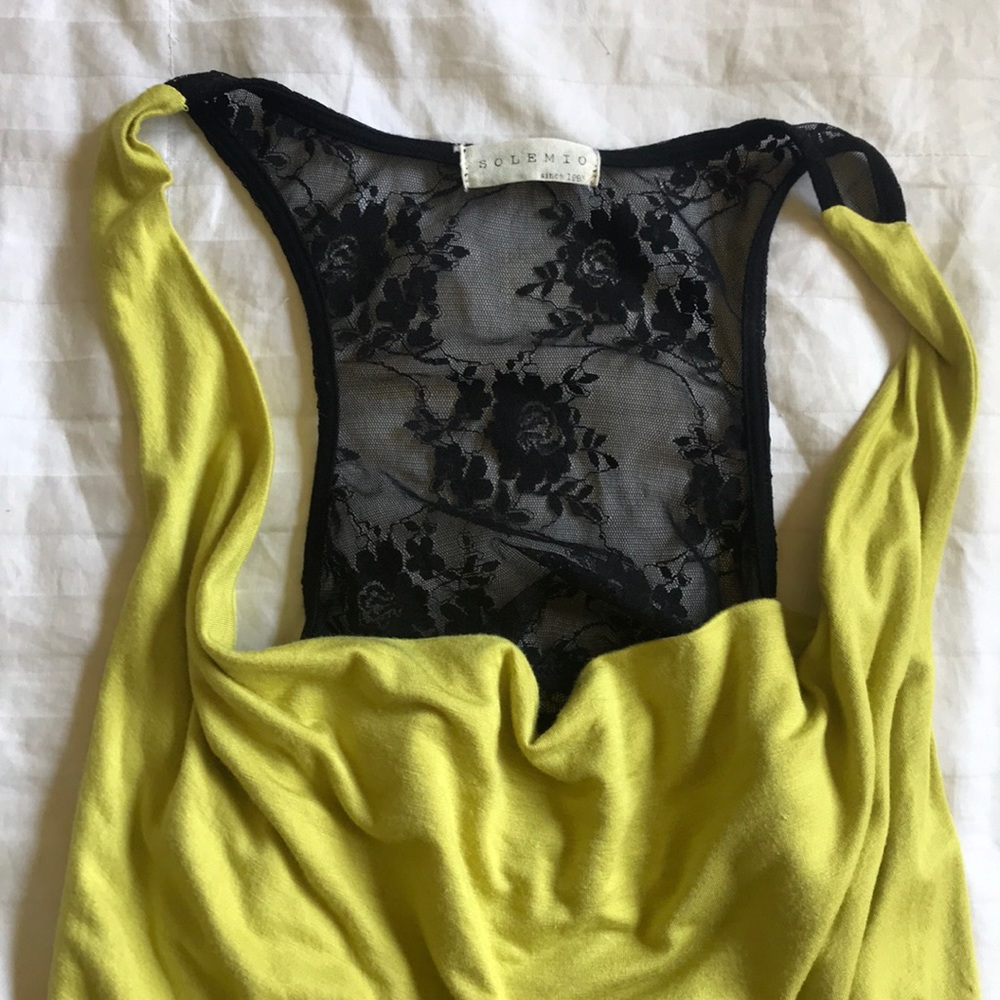 Lime green / yellow - open back - TANK
